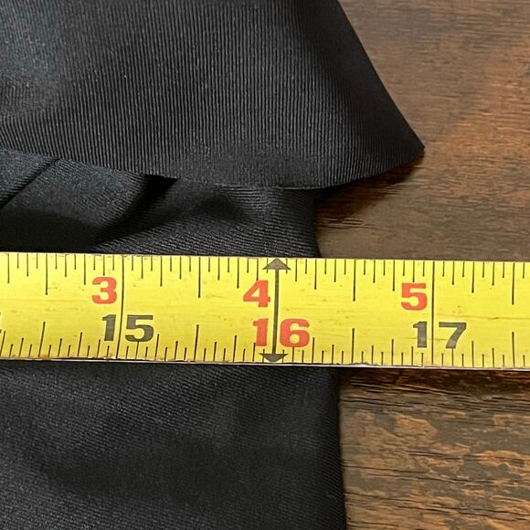 Time & Tru Black Ruffled V Neck Bathing Suit Top Size Medium New with tag - Picture 6 of 7